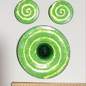 Ruth Buol brooch and earrings